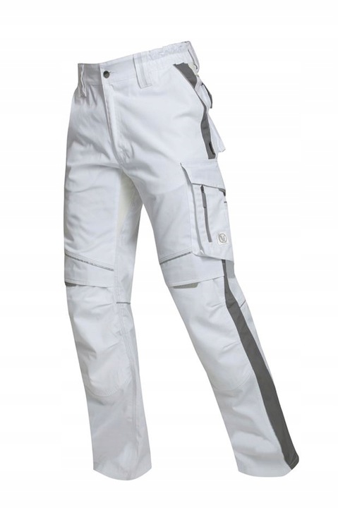 Spodnie Robocze Monterskie Elastyczne Modne Białe Malarskie ARDON URBAN+ 52