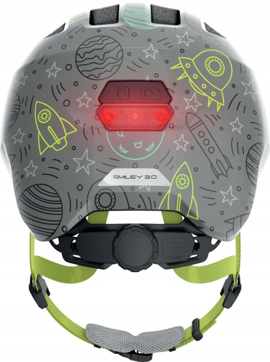 Kask rowerowy Abus Smiley 3.0 LED grey space