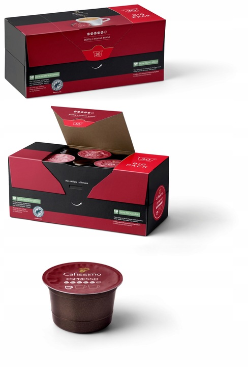 TCHIBO CAFISSIMO ESPRESSO KRAFTIG 30 KAPSUŁEK