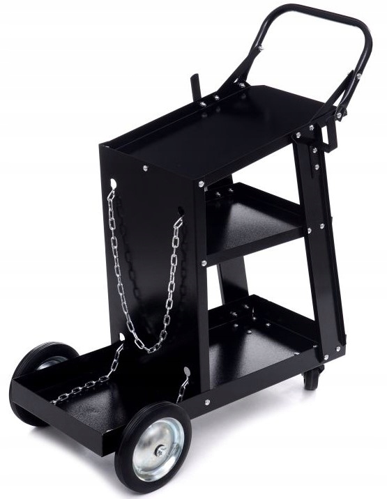 Wózek spawalniczy do spawarki butli MIG TIG z rączką wzmocniony 85 kg