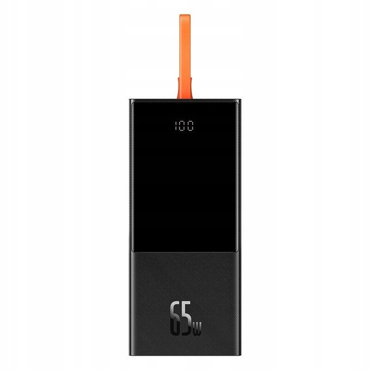 BASEUS MOCNY POWERBANK ELF 20000MAH 2X USB-A 2X USB-C QC PD 65W 3A Z KABLEM