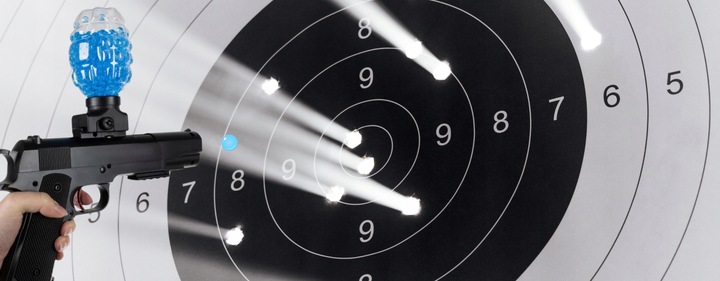 PISTOLET AUTOMATYCZNY NA KULKI ŻELOWE WODNE AKUMULATOR BEZPIECZNY ZESTAW