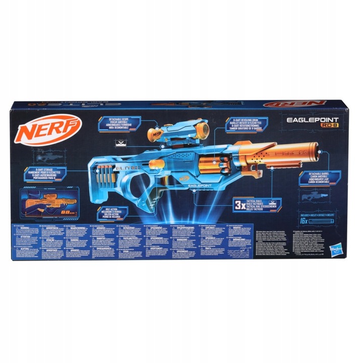Nerf Elite 2.0 wyrzutnia Eaglepoint RD 8 Hasbro F0423