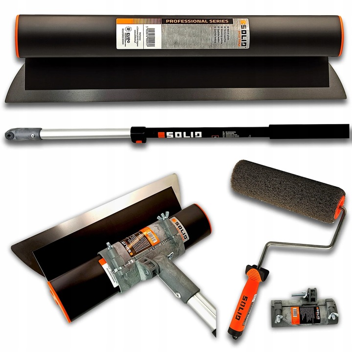 SOLID Nóż do gładzi 80cm + wałek 25cm click + kij tele + adapter NDG18