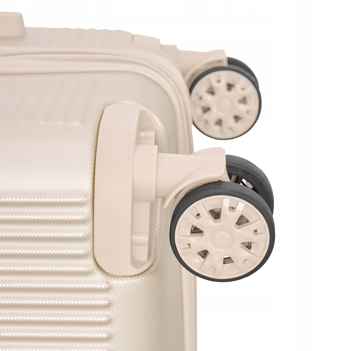 BETLEWSKI Walizka Podróżna duża pojemna na wakacje na kółeczkach stylowa