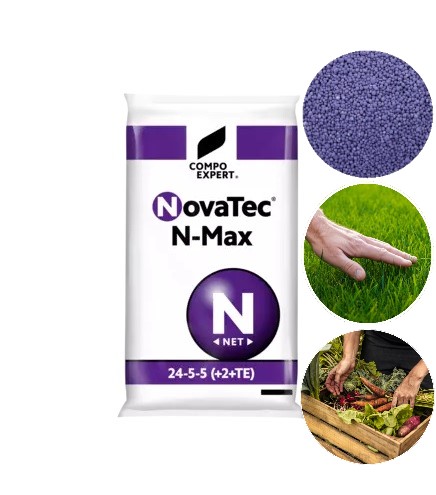 Compo Expert Novatec N-max 25kg Nawóz do Trawy Szybki Wzrost 24-5-5