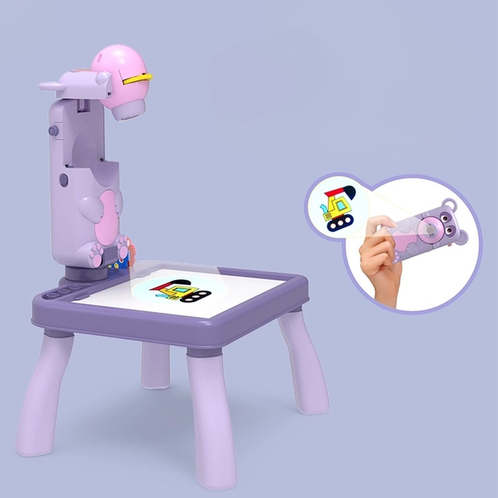 Projektor do rysowania dla dzieci rzutnik mazaki tablica do nauki rysowania