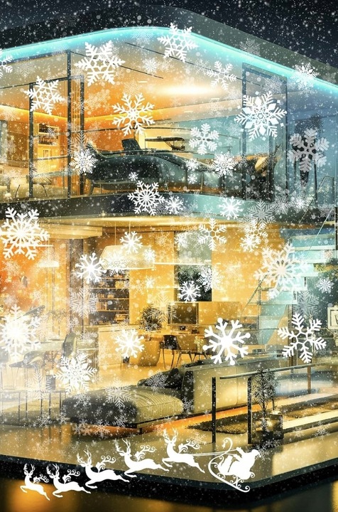 PROJEKTOR ŚWIĄTECZNY LASEROWY EFEKTY RUCHOMY NA DOM PŁATKI ŚNIEGU LED MOC