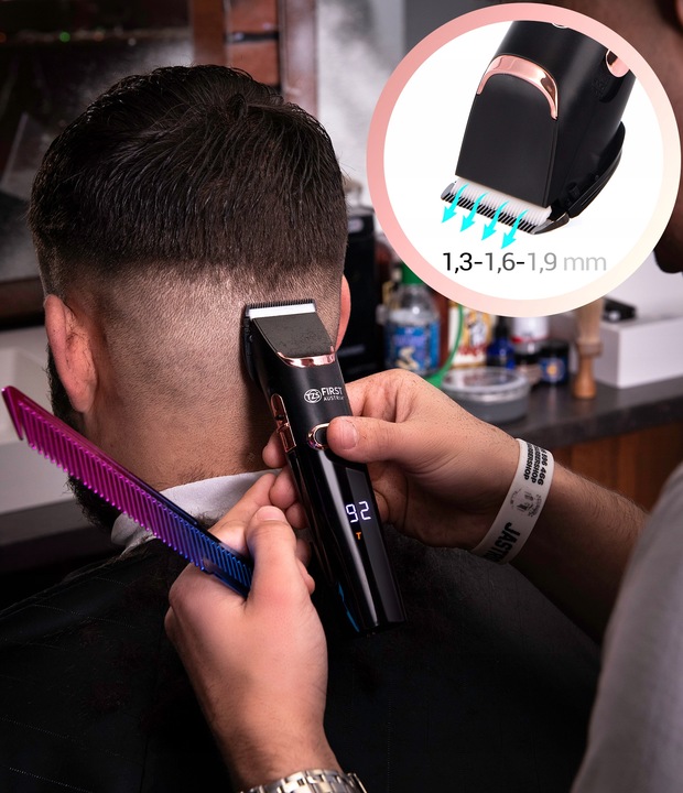 Maszynka do włosów BEZPRZEWODOWA CERAMIKA I TYTAN First Austria