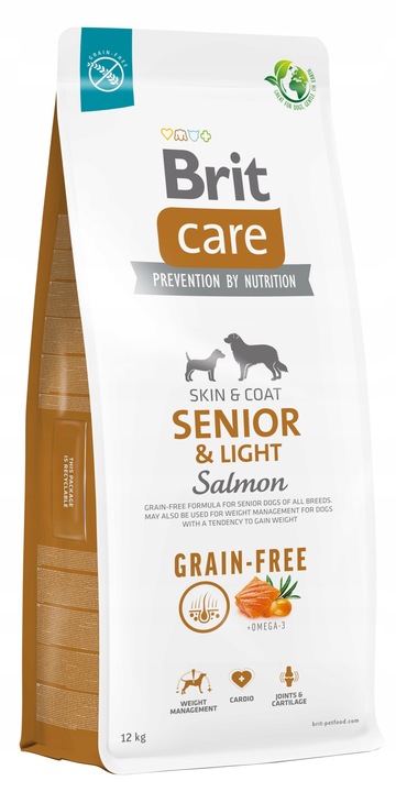 BRIT CARE Senior & Light Salmon 12kg