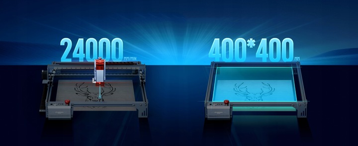 Nowa grawerka wycinarka laserowa ATOMSTACK A5 V2 400x400mm