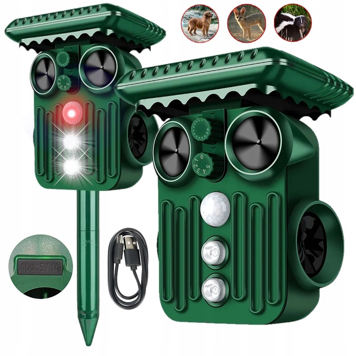 ODSTRASZACZ zwierząt KOTÓW PSÓW PTAKÓW DZIKÓW DUŻY