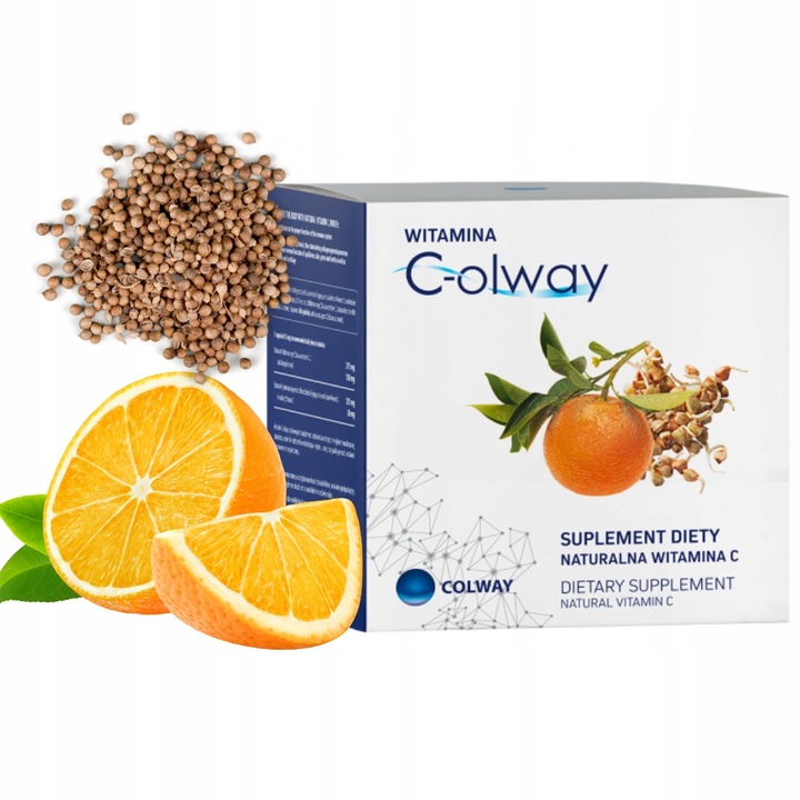 Witamina C C-olway COLWAY 100 Kaps Bioorganiczna Wzmacnia Odporność +GRATIS