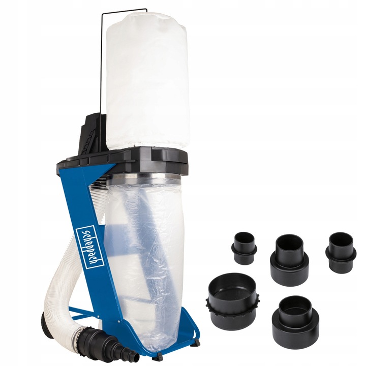 SCHEPPACH DC500 Odciąg wiórów trocin pyłu z drewna 75L duży 5906307901