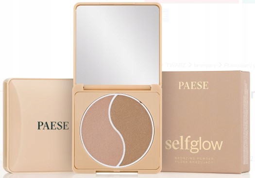 PAESE Prasowany puder brązujący Light Self Glow 6g