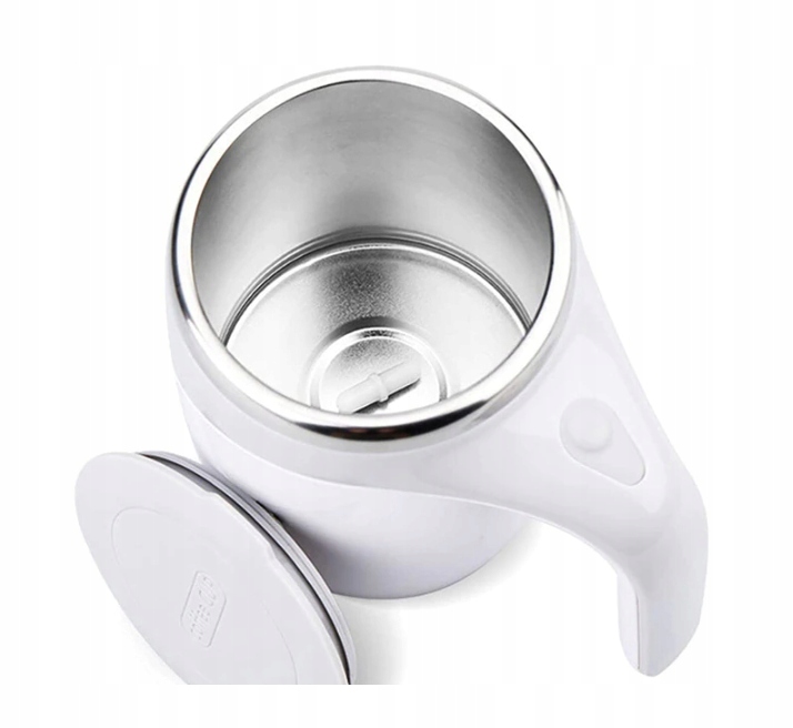 AUTOMATYCZNY KUBEK TERMICZNY 380 ML MAGNETYCZNE MIESZADŁO USB DLA KAWOSZY