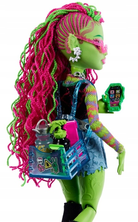 Monster High Lalka Venus McFlytrap zwierzątko roślinny kot Chewilan HRP81