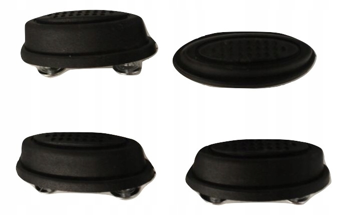 CZARNE 4 STOPKI DO WALIZKI STOPKA NÓŻKI TORBA