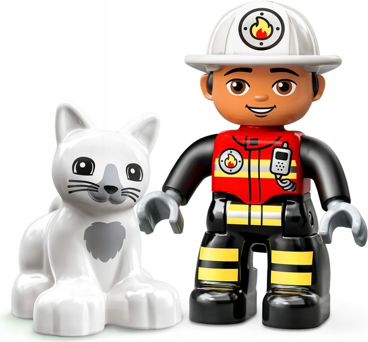 LEGO DUPLO 10969 Wóz Strażacki Samochód Straż Duże klocki Prezent od 2 lat