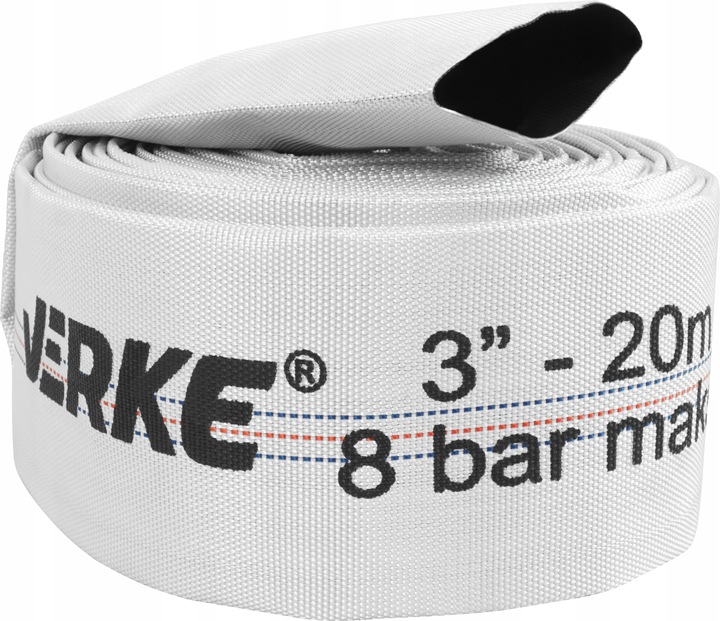 WĄŻ STRAŻACKI PARCIANY DO WODY BRUDNEJ SZAMBA 3" CALE 20M OGRODOWY DO POMPY