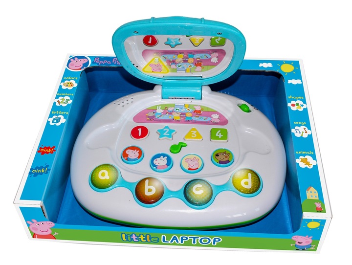 Laptop Interaktywny litlle świnka Peppa edukacyjny