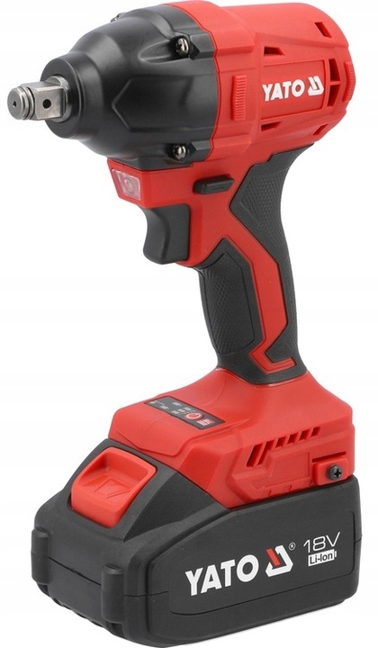 YATO KLUCZ UDAROWY AKUMUL. BEZSZCZOTKOWY 18V 350NM + 2x4Ah + TORBA +ADAPTER