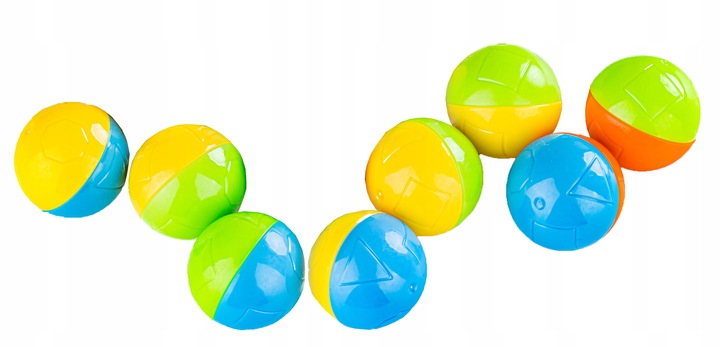 KLOCKI MAGNETYCZNE ŚWIECĄCY TOR KULKOWY ZJAZD dla kulek 110el duży zestaw