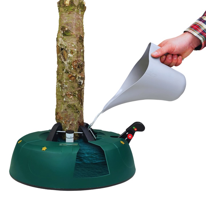 STABILNY STOJAK CHOINKOWY SAMOZACISKOWY NA ŻYWĄ CHOINKĘ WYSOKOŚĆ DO 3,5METR