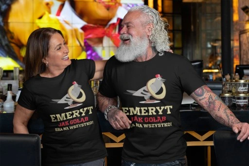 Prezent EMERYTA Emerytura KOSZULKA BĄDŹ JAK GOŁĄB