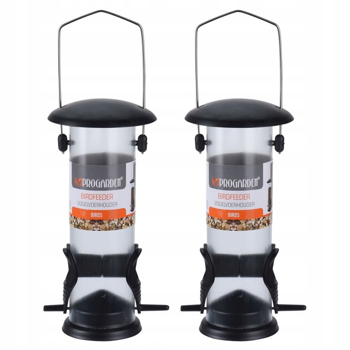 2x Karmnik DLA PTAKÓW budka karmę ziarno wiszący