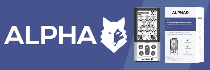 ELEKTROSTYMULATOR MIĘŚNI I NERWÓW TENS EMS 60 PROGRAMÓW ALPHA