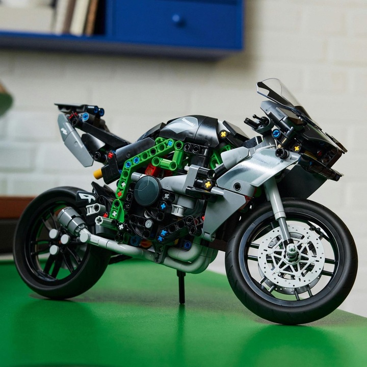 Lego Technic Motocykl Kawasaki Ninja H2R 42170 Zestaw Klocki i Ebook 4w1