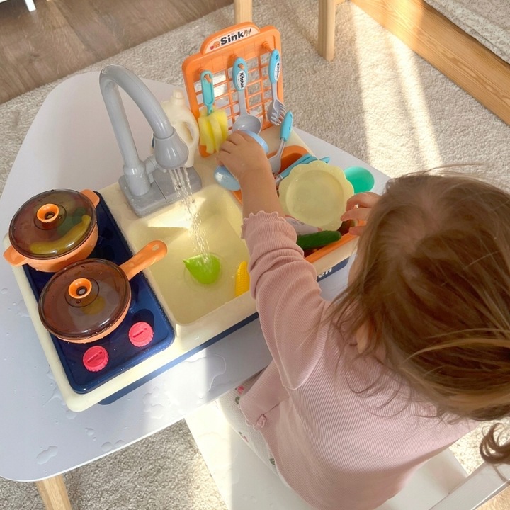 zlewozmywak ZLEW KRAN WODA ZESTAW AKCESORIA GOTOWANIE WARZYWA GARNKI WOOPIE