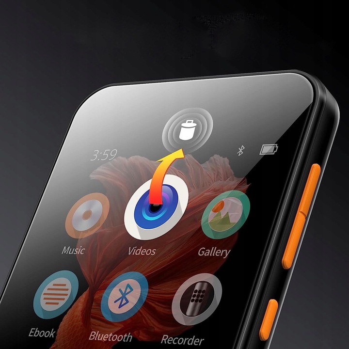 Odtwarzacz MP3 MP4 dotykowy Video Bluetooth WIFI HiFi+ słuchawki KARTA 64GB