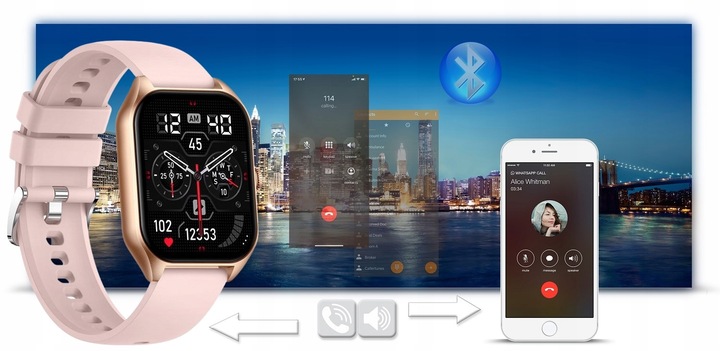 ZEGAREK SMARTWATCH RUBICON DLA DZIEWCZYNKI PREZENT NA KOMUNIĘ +TOREBKA