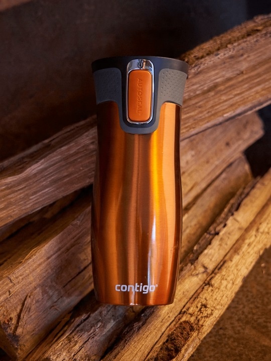 Kubek termiczny Contigo West Loop 2.0 470ml Autoseal - Pomarańczowy