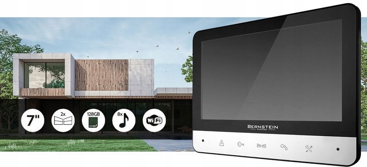 WIDEODOMOFON WIDEO DOMOFON WiFi FURTKA BRAMA PAMIĘĆ OBRAZÓW