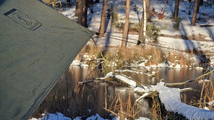Płachta biwakowa BUSHMEN EASY Tarp 4x3m