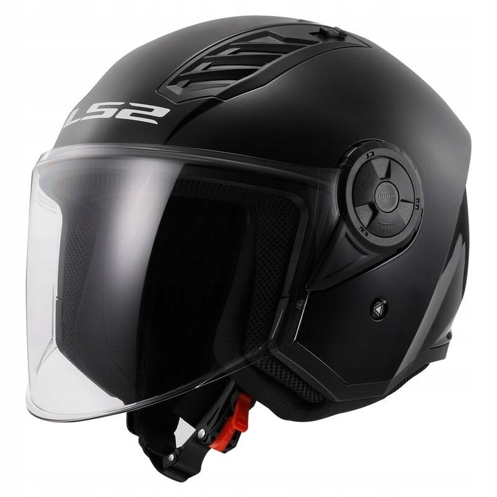 KASK LS2 OF616 Airflow II ECE 22.06 Solid Black Matt Czarny Mat Rozmiar M