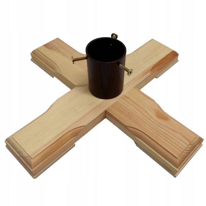 STOJAK CHOINKOWY PODSTAWKA POD CHOINKĘ STABILNY DREWNIANY SKŁADANY