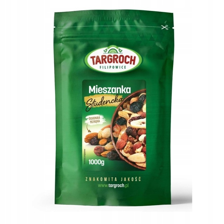 Mieszanka studencka bakalie, orzechy 1kg, Targroch