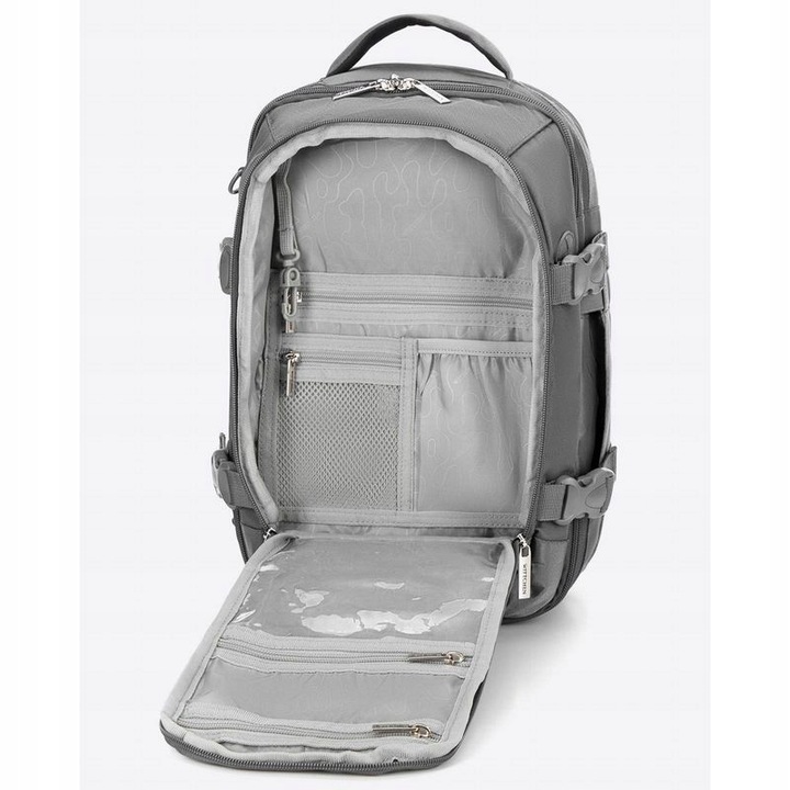 PLECAK WITTCHEN BAGAŻ PODRĘCZNY 40x25x20 29-3P-000-01 SZARY