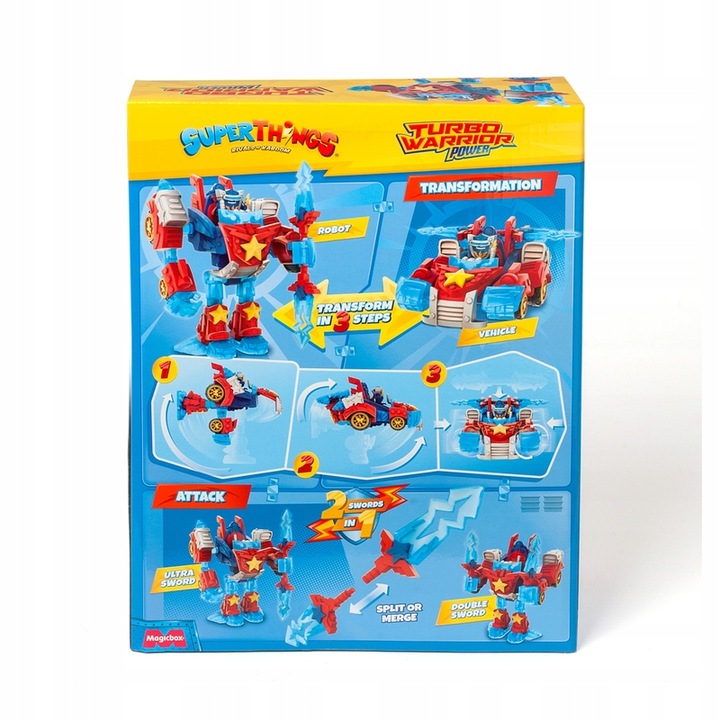 SuperThings Robot Pojazd Turbo Warrior Power Akcesoria Figurka Zings