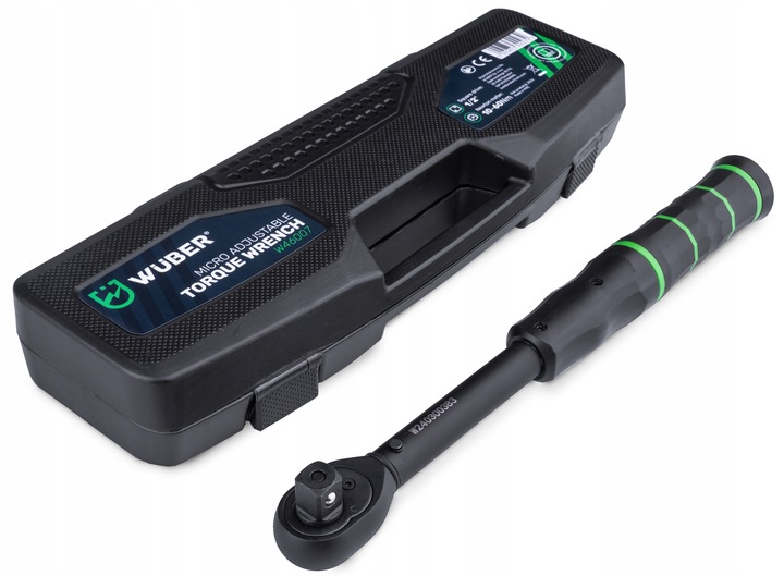 KLUCZ DYNAMOMETRYCZNY 1/2" Z BLOKADĄ 10-60NM CERTYFIKAT KALIBRACJI WALIZKA