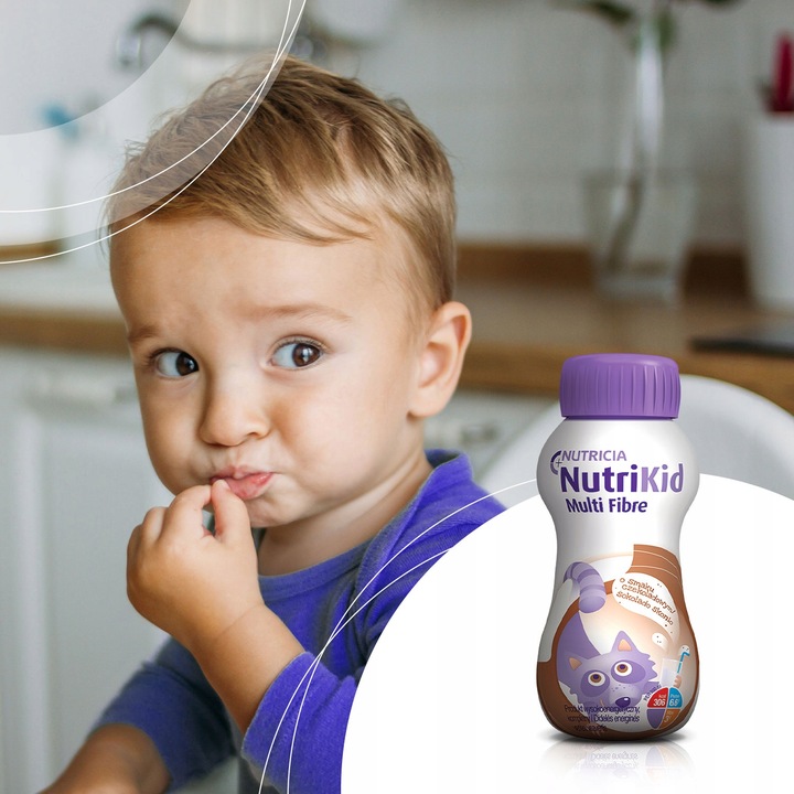 NutriKid Multi Fibre CZEKOLADA 4x200ml