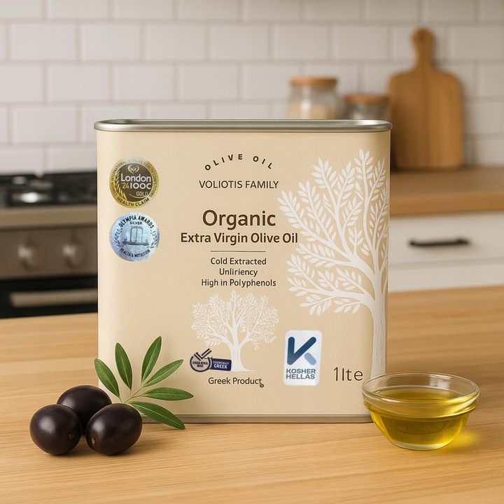 OLIWA Z OLIWEK 1L EXTRA VIRGIN ORGANICZNA NIEFILTROWANA BIO BUTELKA GRATIS