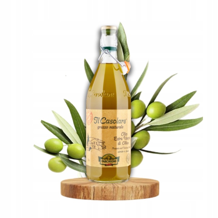 Oliwa Extra Virgin NIEFILTROWANA 1L FARCHIONI data przydatności 04.06.2027