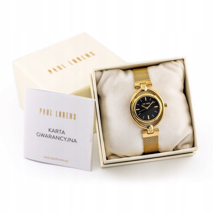 ZEGAREK DAMSKI PAUL LORENS - PL13628B-1D1 + BOX +GRAWER