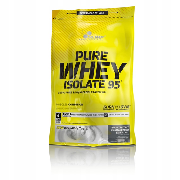 OLIMP PURE WHEY ISOLATE 95 600g ODŻYWKA BIAŁKOWA IZOLAT BIAŁKA WHEY WPC