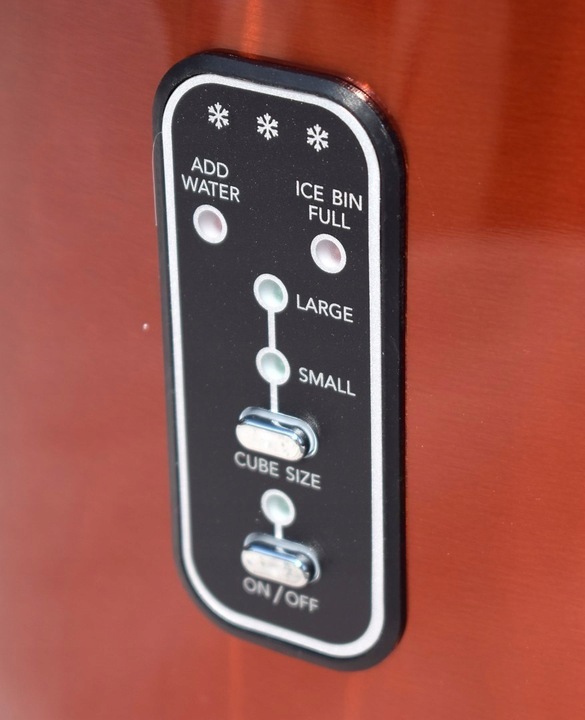 KOSTKARKA DO LODU ICE MAKER BULLET 15 KG POMARAŃCZOWA WYDAJNA MOCNA BAROWA